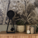 Horloge Clock Pendulum Time All Black - Zuiver