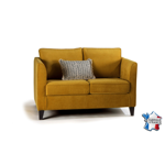 Canap Austin petit 2 places 120 cm - Tissu Univers cureuil 