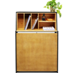 Bureau pliable Vinoteca en bois et métal - L106xP80xH117