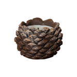 Mini bougeoir Pomme de pin - Chehoma