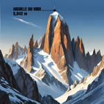 Carafe à eau TOPOGRAPHIC - Aiguille du Midi