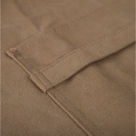 Tablier en cuir et toile vintage n°325 - Havane