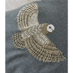 Taie d'oreiller brodée L'Envol - Sylvie Thiriez