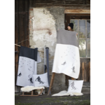 Savona plaid velours Skieurs Smoke - 150x200