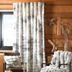 Pan de rideau Nebraska Perle - 140x240