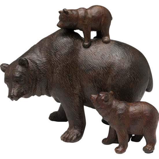Figurine Décorative Bear Family 20Cm
