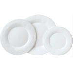 Assiette plate Ø28,5cm - CONSTANCE BLANC - Côté Table 