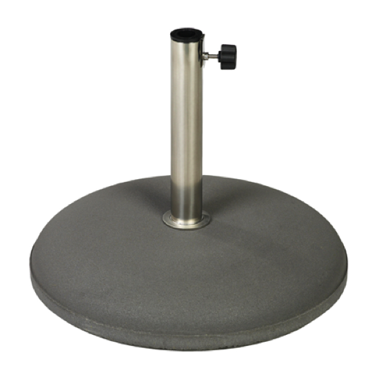 Socle Béton 30 kg  Pour Mât Ø 25 à 55 mm -