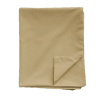 Housse de couette percale unie Beige Blé - Sylvie Thiriez