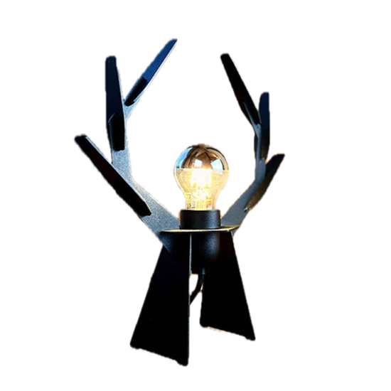 Mr Cerf - Lampe à poser Noire - Altiligne