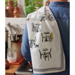 Torchon imprimé - En Terrasse - 50x70 - Sylvie Thiriez