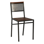 Chaise en teck et mtal - TALCHA - Casita
