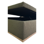 Lit coffre Filo H35 160x200 - Ascot Olive
