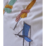 Housse de couette brodée Plein Soleil - Sylvie Thiriez