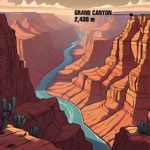 Carafe à eau TOPOGRAPHIC - Grand Canyon