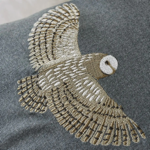 Taie d'oreiller brodée L'Envol - Sylvie Thiriez