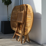 Table ovale pliante IDYLA 180