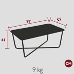 Table basse Croisette - Fermob