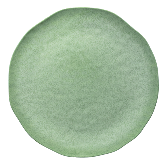Plat rond Ø42 en mélamine - Atmosfera Vert