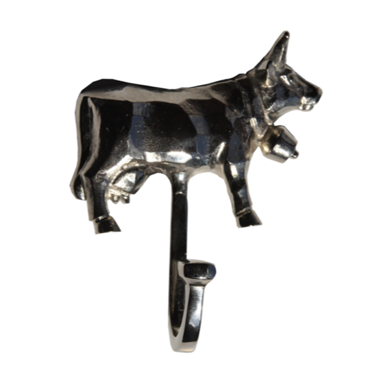 Patère aluminium simple - Crochet vache