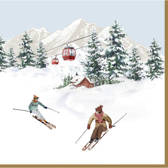 20 Serviettes en papier - Chalet 