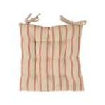 Galette de chaise Campagne Rouge 40x40 - Comptoir de Famille