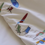 Housse de couette brodée Plein Soleil - Sylvie Thiriez