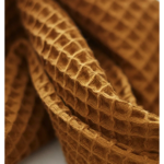 Nid d'abeille Bain de minuit Moka - Kimono mixte - Sylvie Thiriez