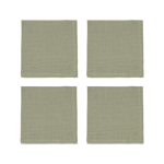 4 Serviettes Campagne sauge 40x40 - Comptoir de Famille