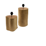 Pied de lampe eucalyptus tronc 35 cm 
