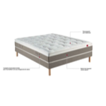 Matelas Epeda Gaya Accueil : moelleux/Soutien : équilibré H 31 cm 