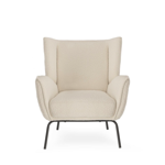 Fauteuil Ordesa - Blanc bouclette