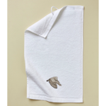 �ponge brod�e L'Envol blanc - Sylvie Thiriez