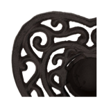 Chauffe-plat Rhodonea coeur Brun - Comptoir de Famille