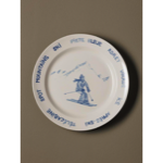 Set de 4 assiettes Pistes de ski Lapique - Chehoma