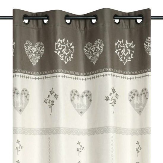 Pan de rideau Modane Naturel - 140x260