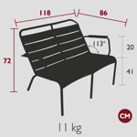 Fauteuil bas Duo - Luxembourg