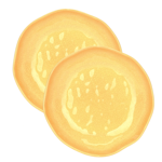 Set de 2 assiettes creuses Ø21 en mélamine - Atmosfera Ocre