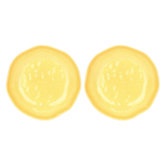 Set de 2 assiettes creuses Ø21 en mélamine - Atmosfera Ocre
