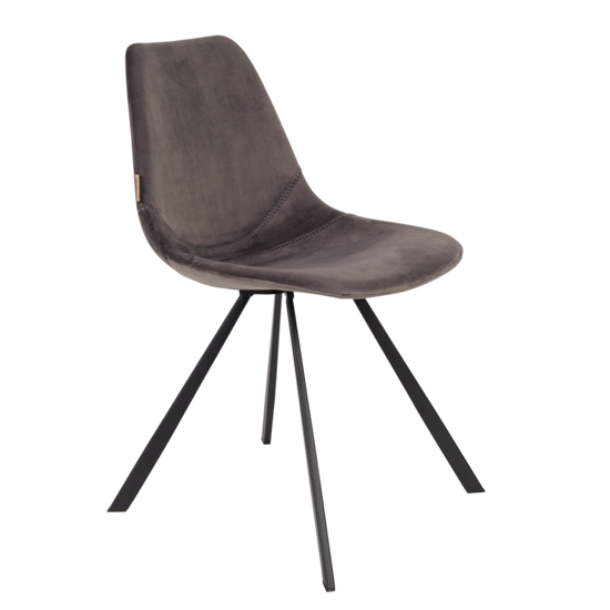 Chaise Franky velvet - Dutchbone