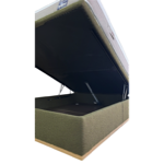 Lit coffre Filo H35 160x200 - Ascot Olive