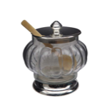 Confiturier verre Pomme de pin &amp; cuillre - Chehoma
