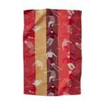 Torchon jacquard Après-ski rouge - Sylvie Thiriez