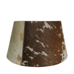 Abat jour Vache brun/blanc 40cm