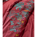 Housse de couette brodée Bornéo - Sylvie Thiriez 