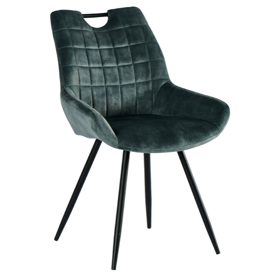 Chaise Dina pétrole CHADINPET - Casita