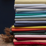 Taie percale unie Rouge Massaï - Sylvie Thiriez