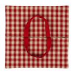 Sac à tarte - Campagne rouge 40x40 