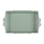 Plat à four Feston rectangulaire Vert d'eau 32x21 - Côté Table