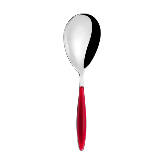 Cuillère à riz Feeling Rouge transparent